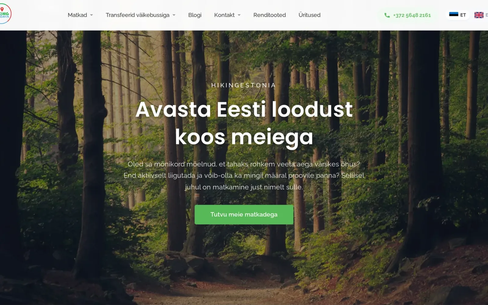 HikingEstonia — kodukad.ee tehtud töö